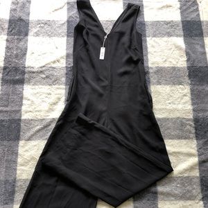 MAX STUDIO NWT Black Wide Leg Jumpsuit Sz S